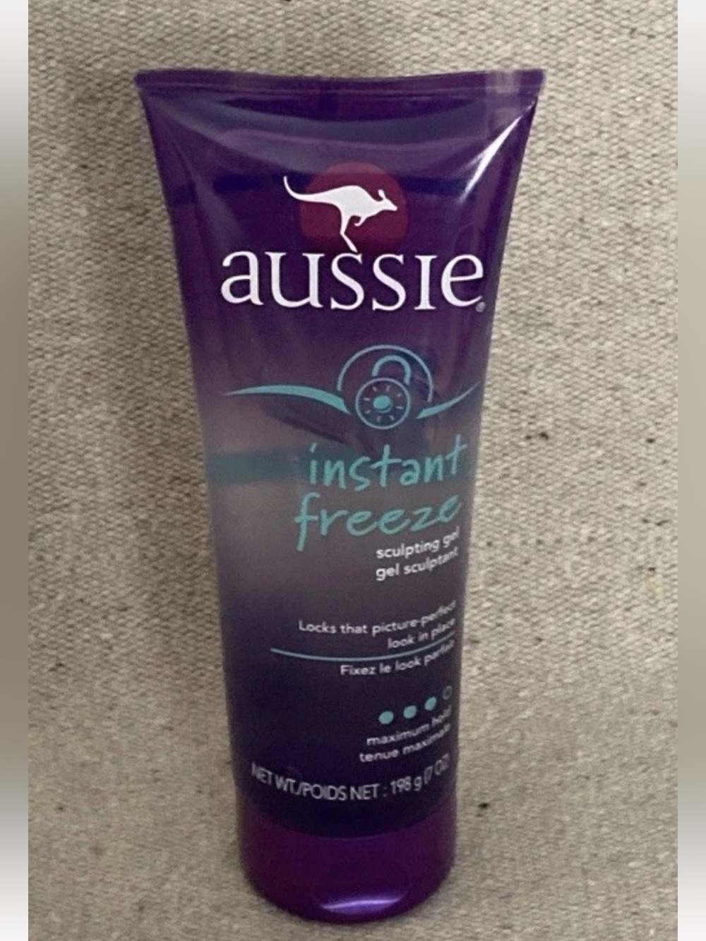 Aussie Instant Freeze Hair Gel Maximum Hold Original Formula 7oz Discontinued